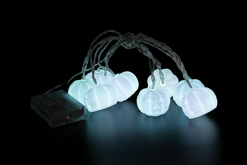 LED Pumpkin Light Chain LC-012